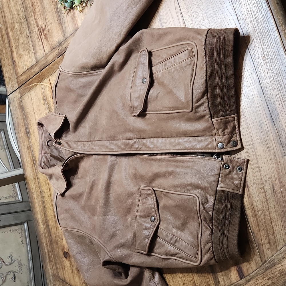 Roundtree & York Leather Jacket